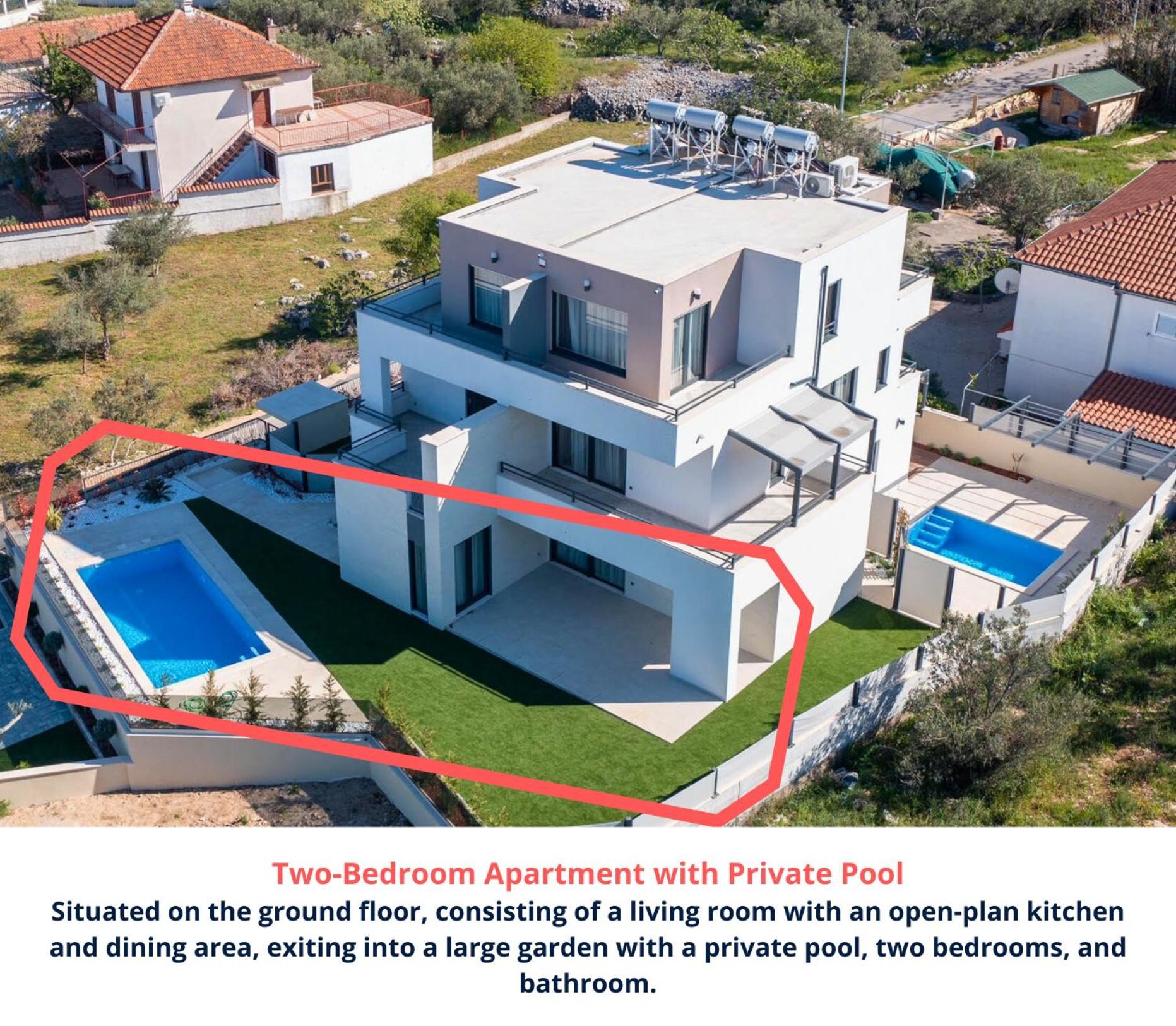 Villa Magna Luxury Apartments Murter Bagian luar foto